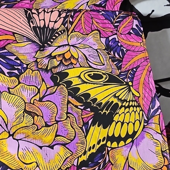 Anthropologie‎ Alexandra Farmer Puff Sleeve Butterfly Blouse Pink Size XS - Picture 9 of 10